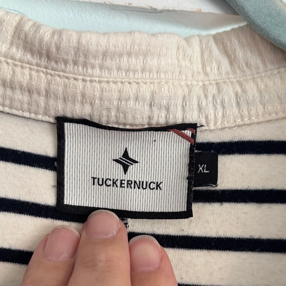 Tuckernuck Navy Stripe Ashton Dress‎